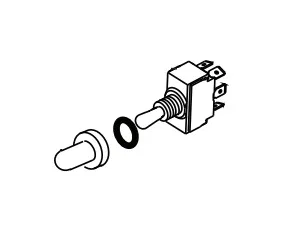 736-0009 – BARKER Trailer Tongue Jack Switch, For High-Power 3500 Pound Lift Capacity Ball Screw Jack Toggle Switch 1...